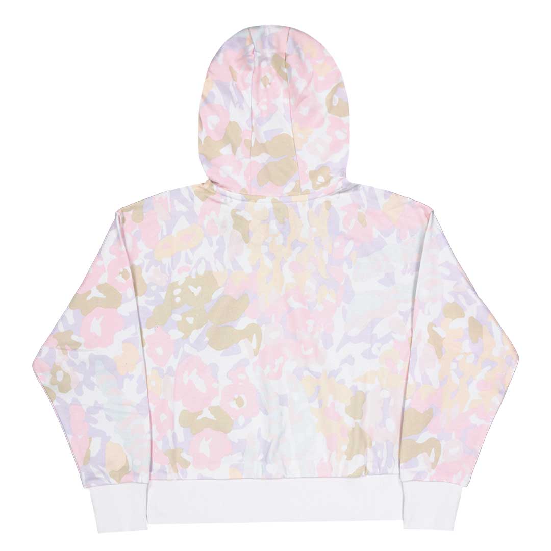 Adidas Girls' All Over Print Loose Fit Hoodie (GB9032) - Junior Casual Wear for School, Sports & Everyday Comfort