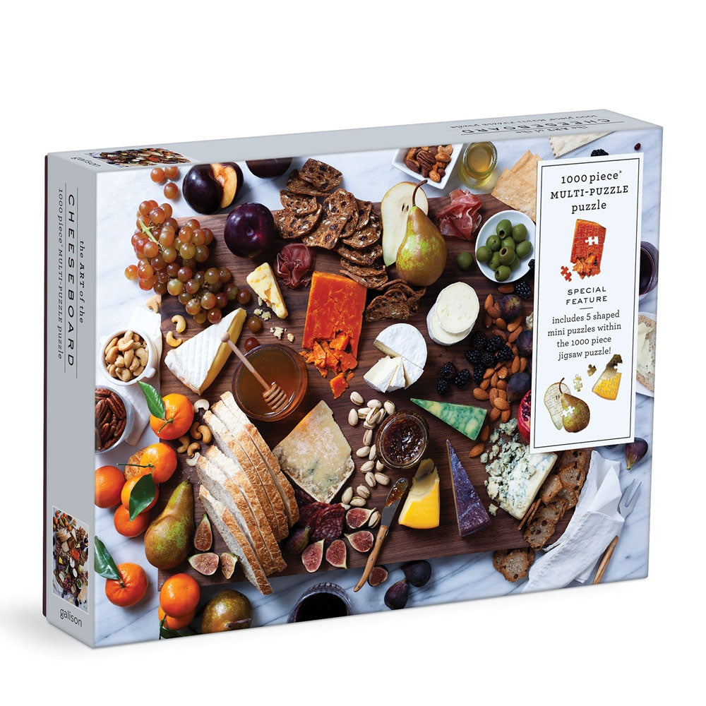Art of the Cheeseboard 1000 Piece Jigsaw Puzzle for Adults - Challenging Cheese Platter Board Game - Perfect for Family Game Night & Relaxation