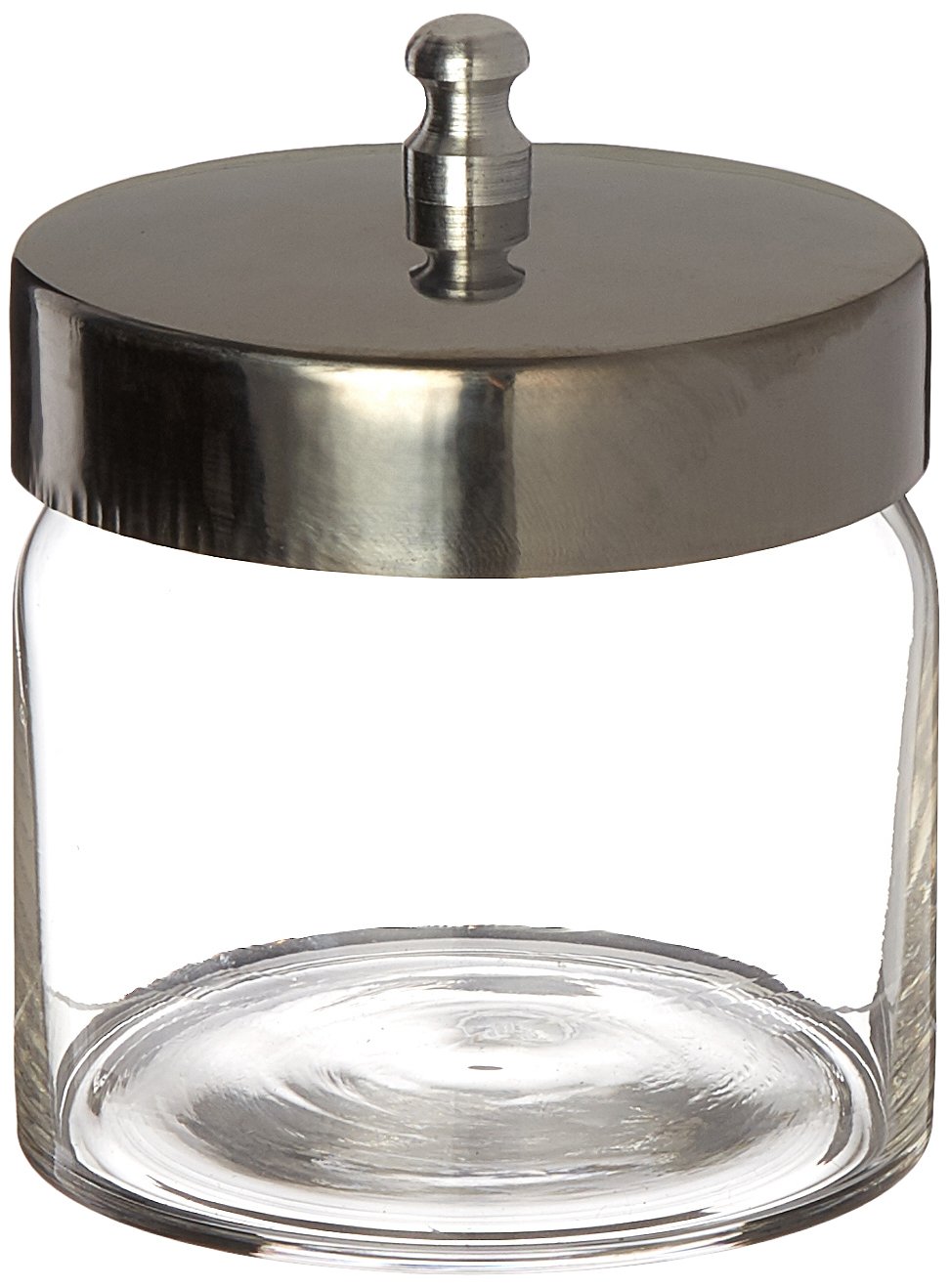 Grafco Clear Glass Medical Storage Jars with Lids - 7” x 4.25” Unlabeled Airtight Containers (12-Pack) for Pharmacy, Lab, and Home Organization Supplies