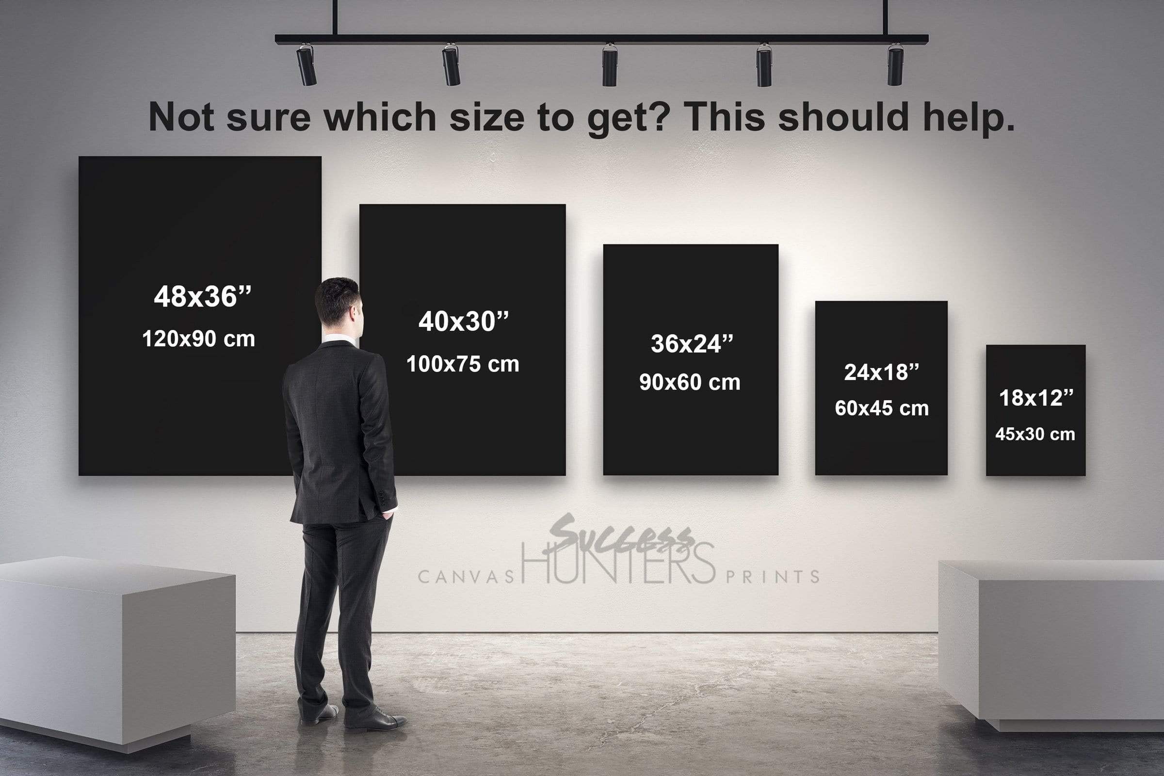 Inspiring Motivational Wall Art Canvas Print - Mindset Matters Tiger Design (40