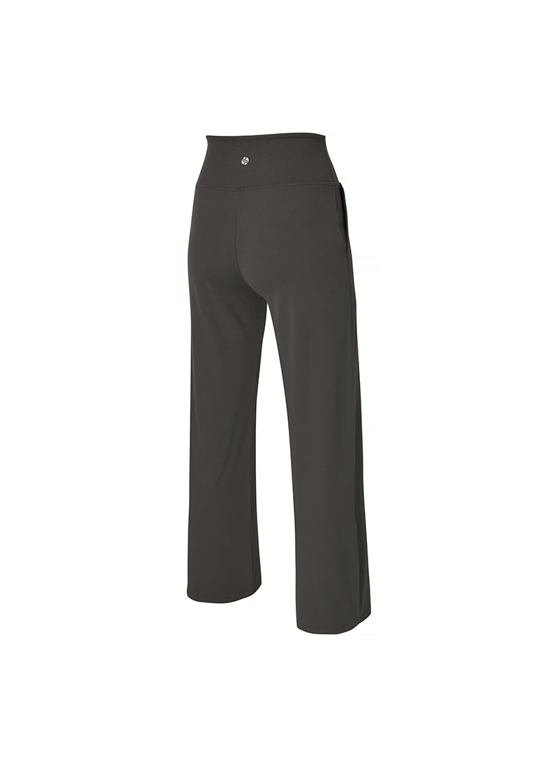 Black Label Power Rise Pocket Wide Leggings - High Waisted Yoga Pants with Side Pockets for Women | Perfect for Workouts, Running, Gym & Lounge Wear