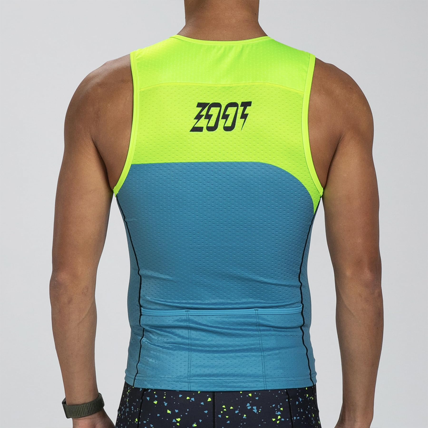Zoot Men’s LTD Triathlon Tank Top - Breathable Compression Tri Top for Triathlon, Cycling & Running - UPF 50+ Sun Protection with Convenient Pockets - Perfect for Endurance Races, Training & Outdoor Sports