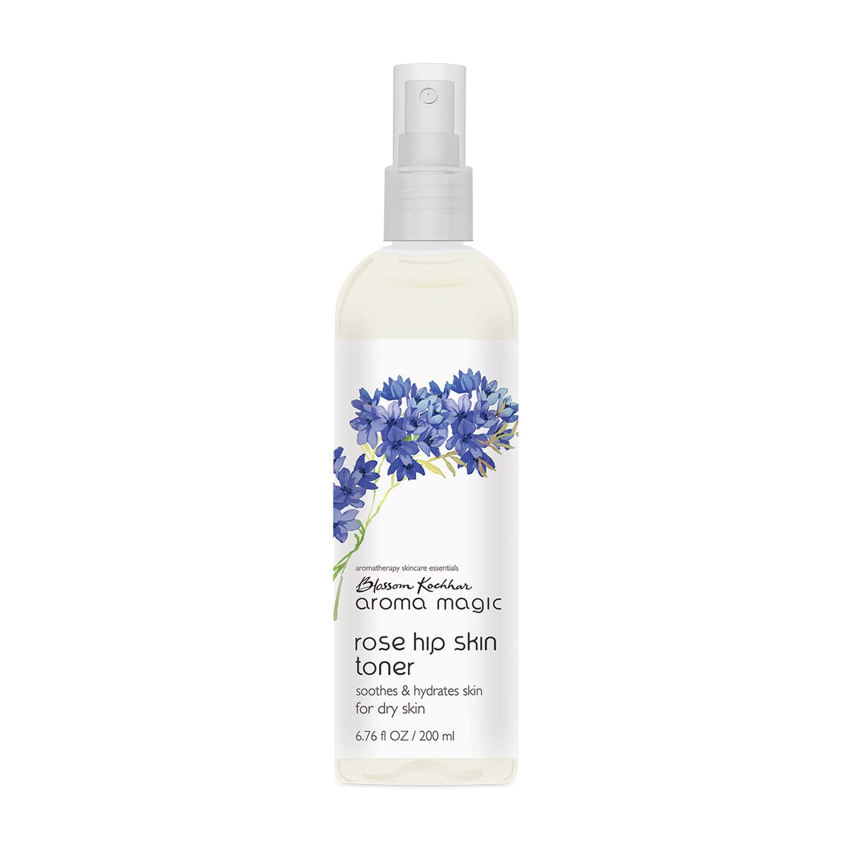 Aroma Magic Rosehip Face Skin Toner - Alcohol-Free with Lavender Water & Neroli Essential Oils | Hydrating & Soothing Facial Toner for Dry Skin | Fresh, Firm & Renewed Skin | 200ml | Perfect for Daily Skincare Routine & Post-Cleansing Refreshment