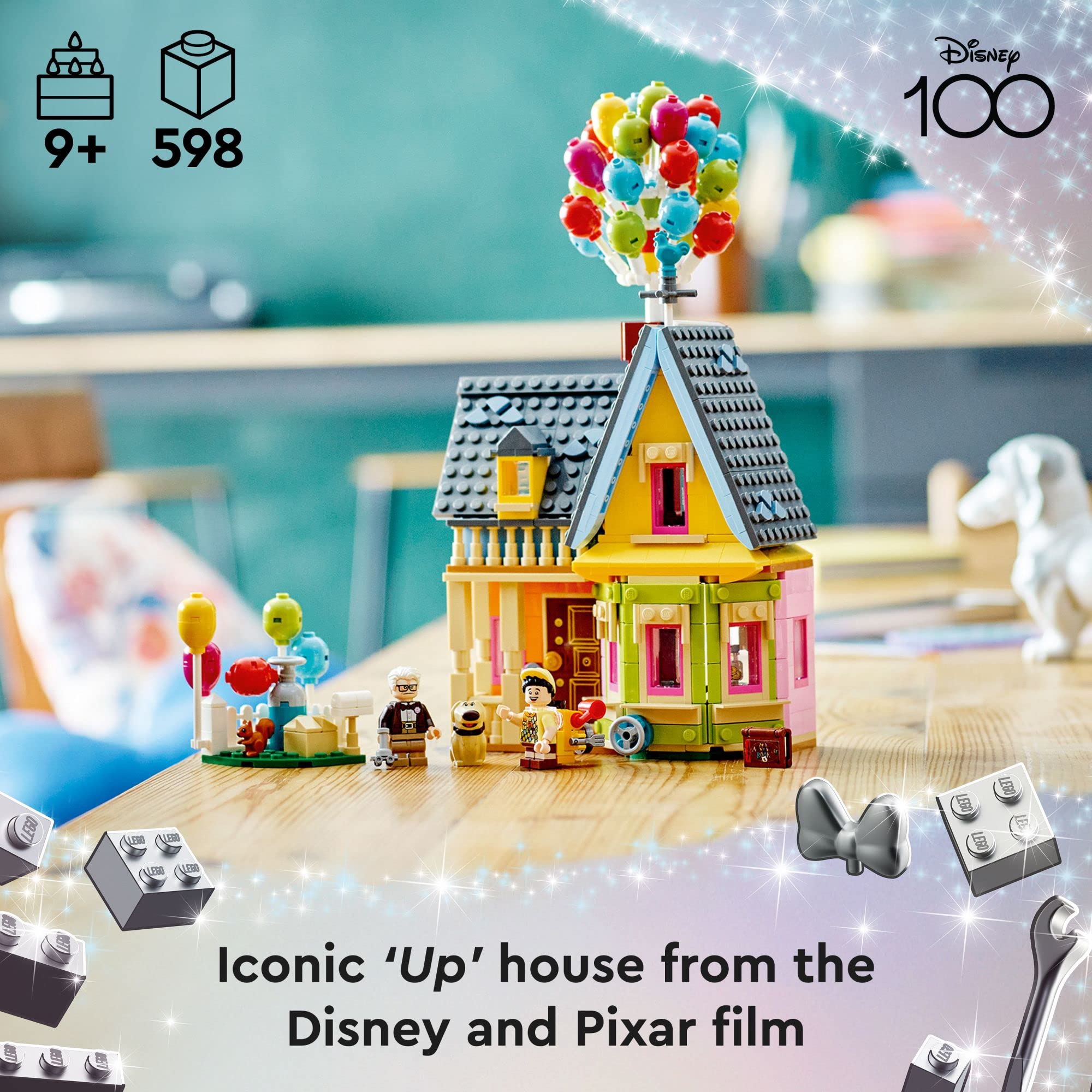 LEGO Disney and Pixar ‘Up’ House Building Set – Classic Disney Movie Toy for Kids Ages 9+, Creative Construction Gift for Disney Fans (43217) – Perfect for Birthday Gifts, Movie Night Play, and STEM Learning Activities