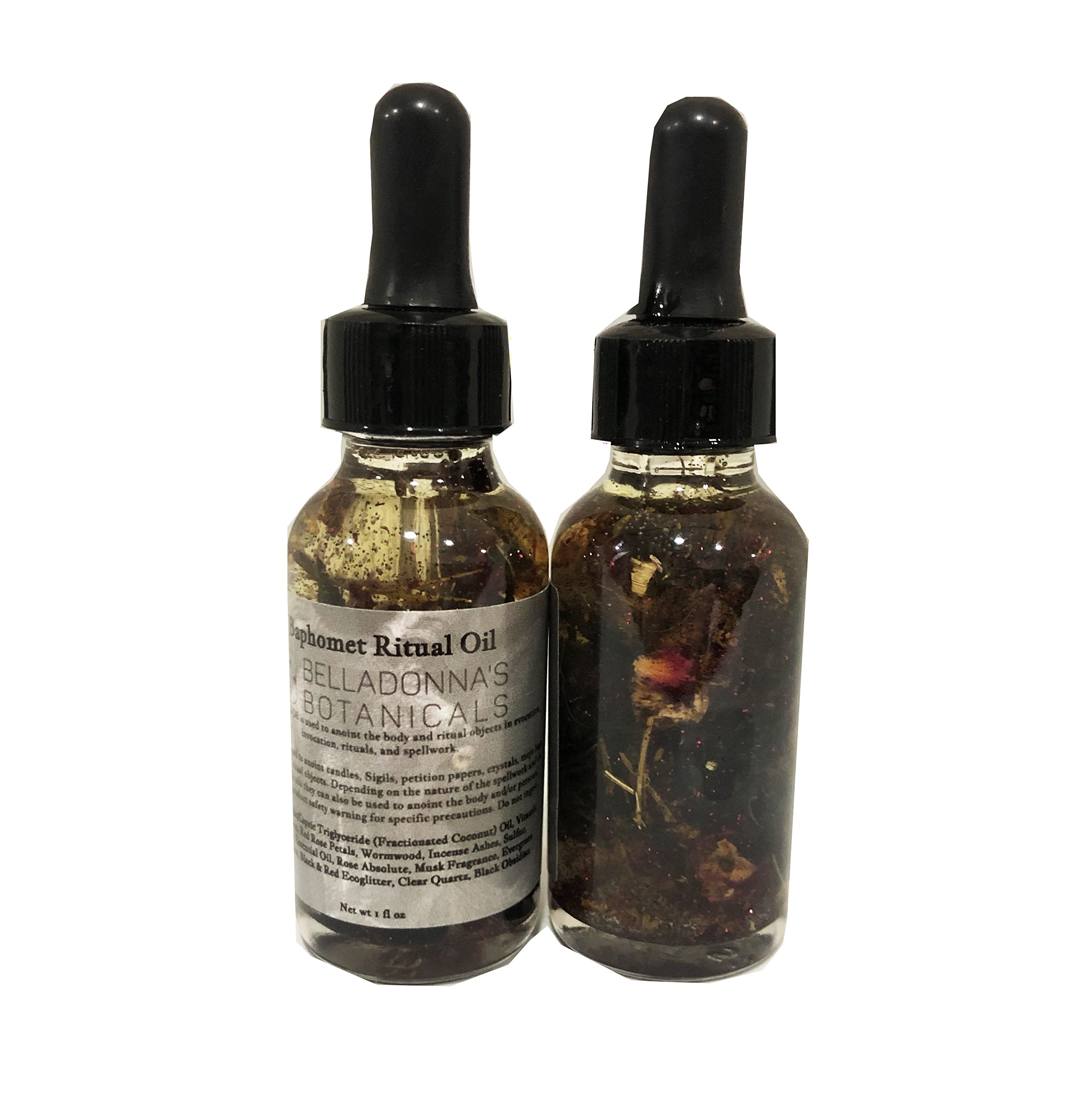 Baphomet Ritual Oil - Occult Ceremonial Oil for Witchcraft, Pagan Rituals & Spiritual Cleansing | Perfect for Altar Work, Meditation & Dark Magic Practices