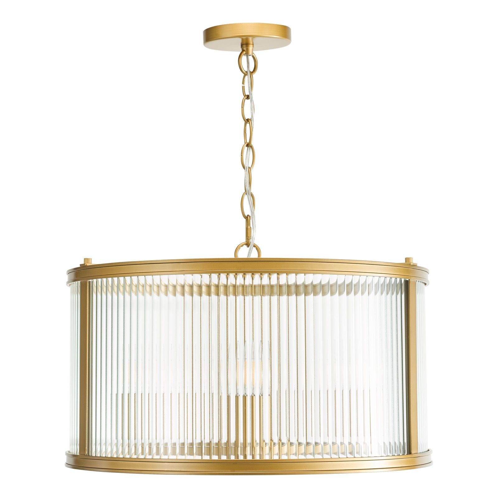 Bianka 3-Light Pendant Lighting Fixture in Bronze & Matte Black with Ribbed Glass Shades, E14 Base - Perfect for Kitchen Island, Dining Room, or Entryway Lighting