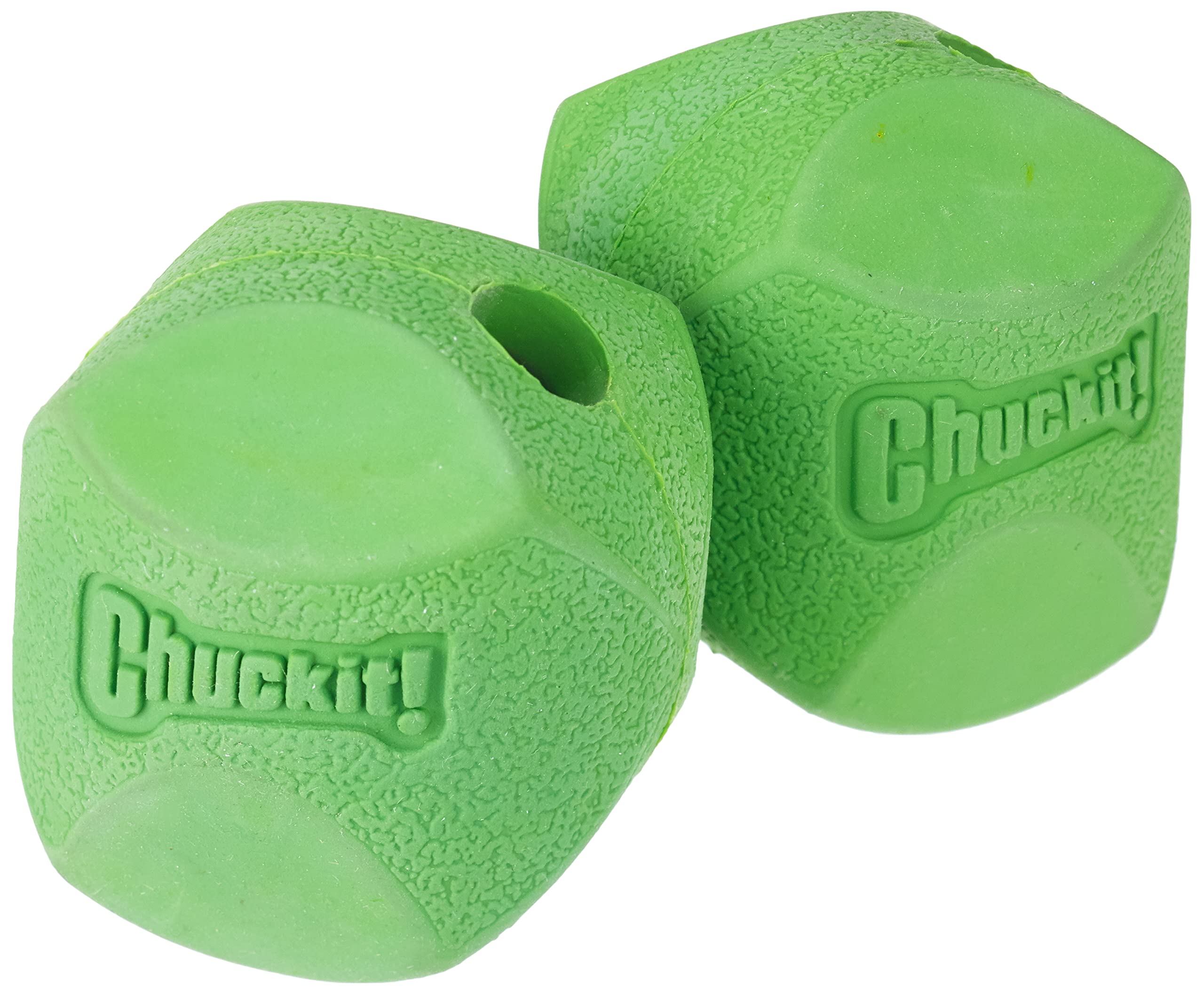 Chuckit! Erratic Ball Medium Dog Toy - 2.5 Inch Bouncing Fetch Ball for Dogs, Pack of 2 - Perfect for Indoor & Outdoor Play, Training, and Exercise