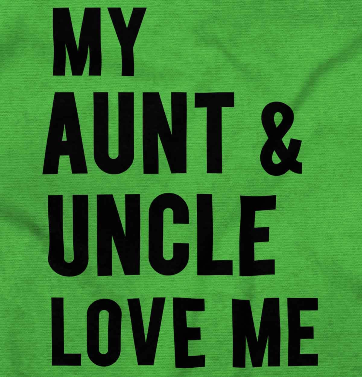 Brisco Brands Cute Auntie Uncle Present T-Shirt for Niece - Toddler Boy & Girl Outfit - Perfect for Family Gifts, Birthdays & Special Occasions