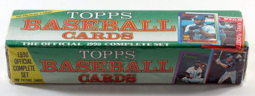 1990 Topps Complete Baseball Card Set - Official MLB Trading Cards for Collectors & Fans - Perfect for Sports Memorabilia, Gifts & Display