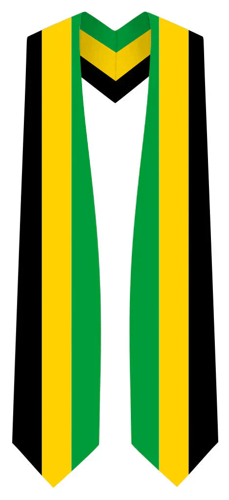 International Flag Graduation Stole - Multicolor Sash for Graduation Ceremony - Perfect for High School & College Commencement