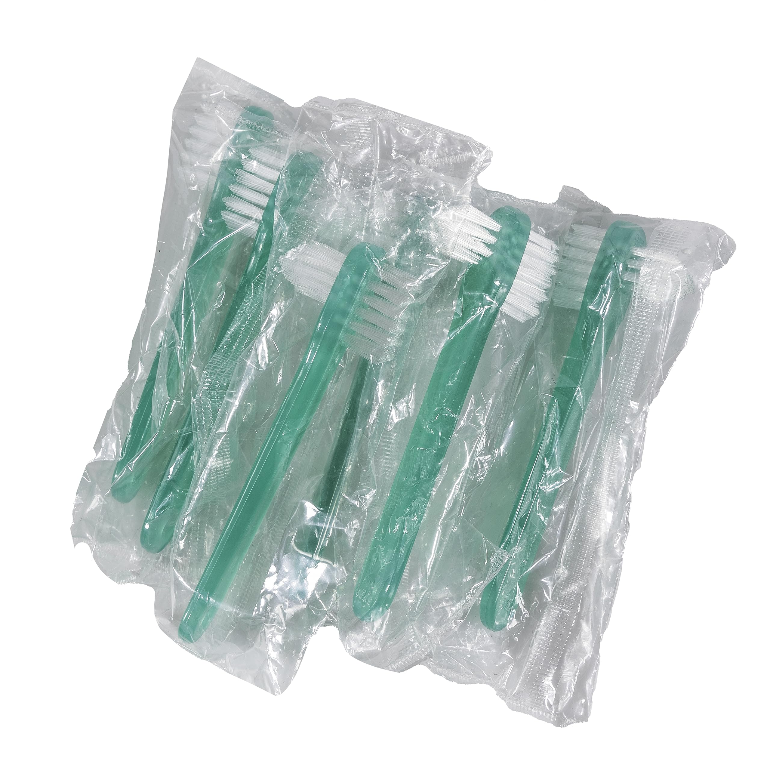 Vakly Denture Brush Pack of 10 - Hard Bristle for Dentures, Retainers & Mouth Guards - Dental Care Essential