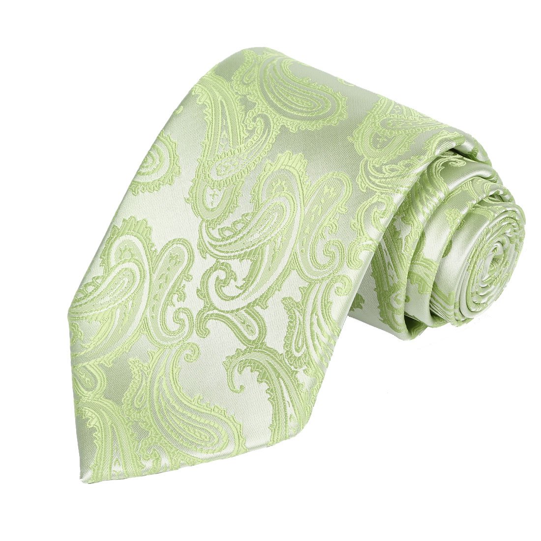 KissTies Men's Classic Paisley Necktie - Formal Silk Tie with Gift Box for Business, Wedding & Special Occasions