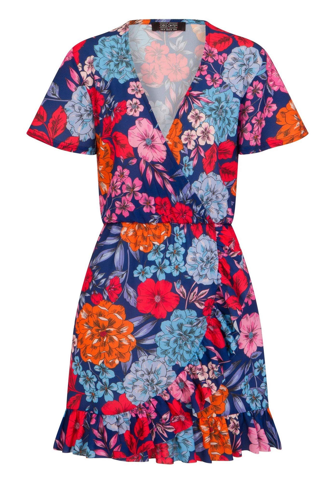 Stylish Women's Ford Mock Wrap Dress for Girls On Film | Flattering & Comfortable Wrap Dress for Casual Wear, Office & Parties
