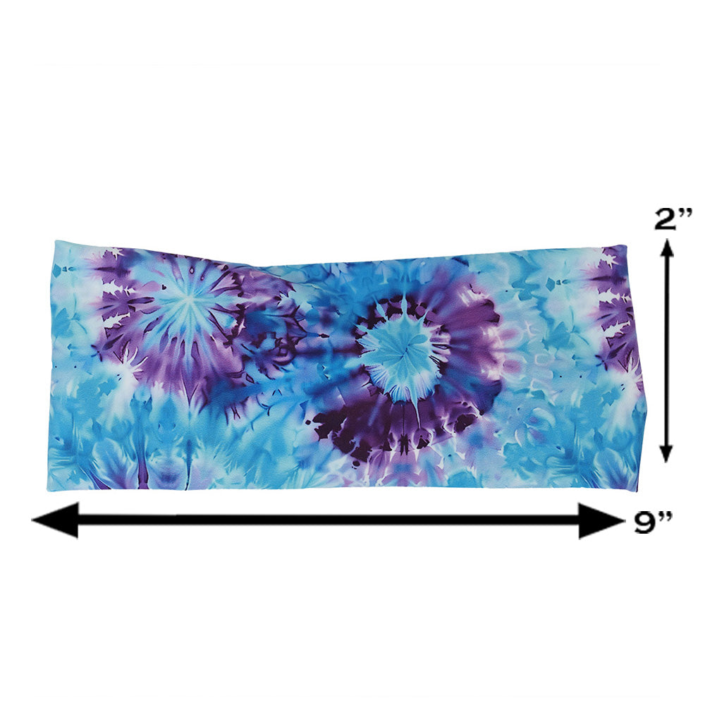 Stylish Tie Dye Headband for Women - Soft & Comfortable Yoga Headband - Perfect for Workouts, Running, Yoga and Everyday Wear