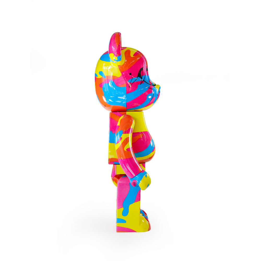 1000% Bearbrick Andy Warhol Special Edition Collectible Art Toy - Perfect for Display, Home Decor & Pop Culture Enthusiasts