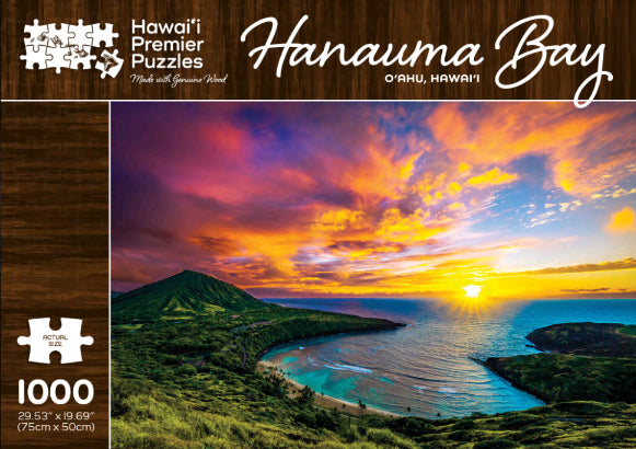 Premium Hanauma Bay Wooden Jigsaw Puzzle - 500 Piece Ocean Themed Puzzle for Adults - Perfect for Relaxation, Stress Relief & Home Decor