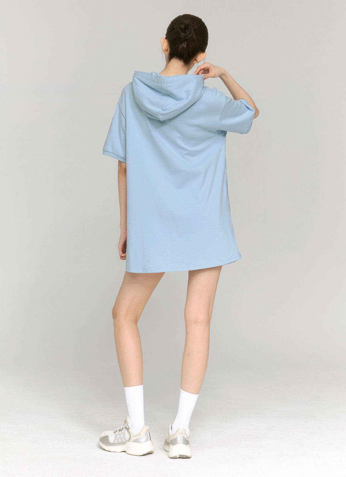 Cozy Two-Button Hoodie One Piece - Soft & Warm Unisex Jumpsuit for Lounge, Sleepwear & Casual Outfits