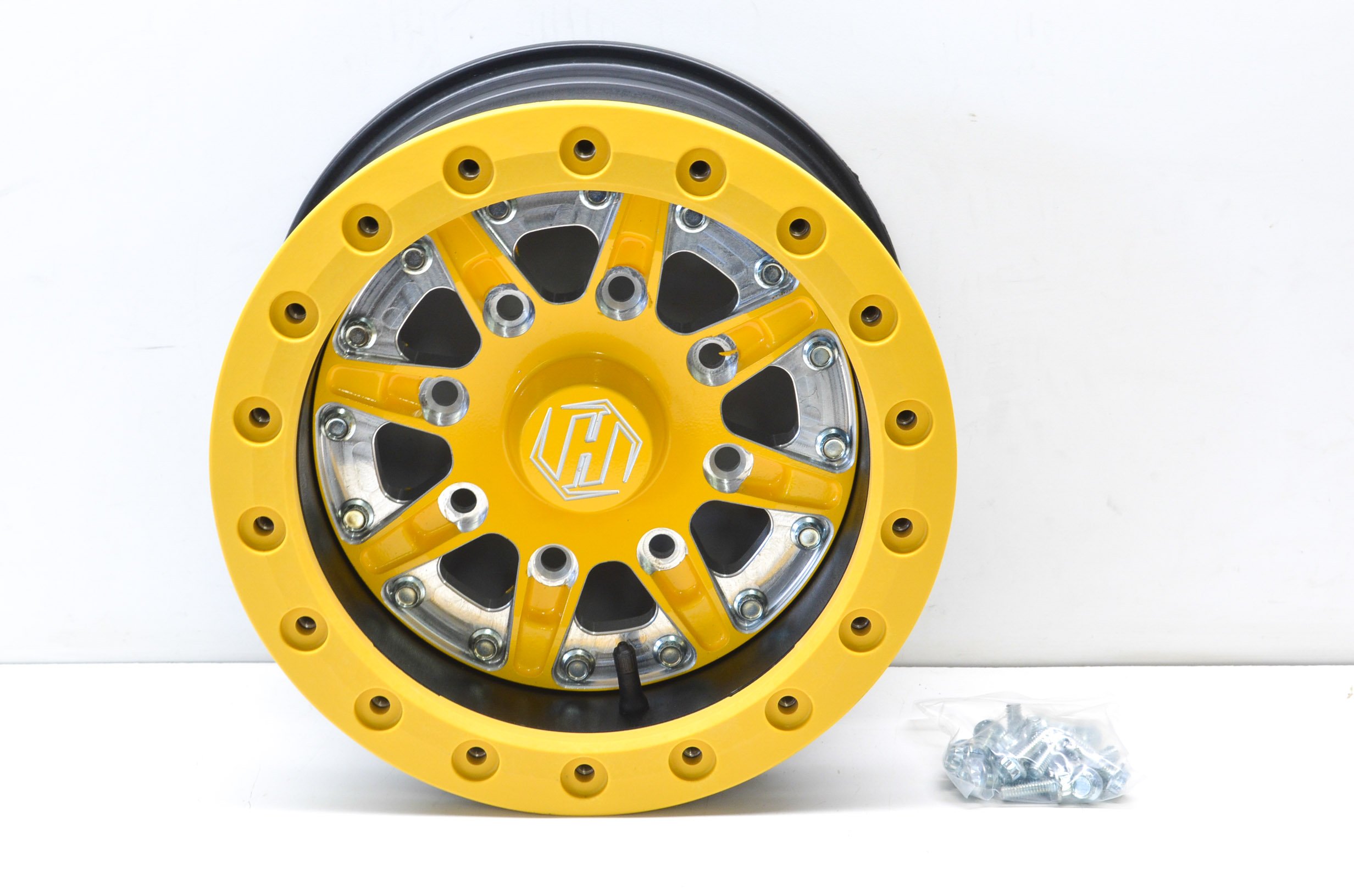 Hiper Technology 12x7 SBL SW12 4+3 4/136, 137 Wheel Rims - High Performance Off-Road Wheels for Trucks & SUVs - Perfect for Trail Riding & Off-Road Adventures