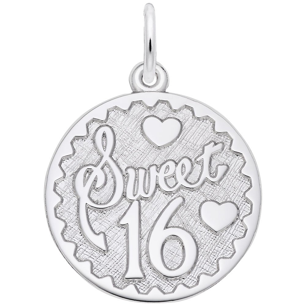 Sweet 16 Charm Bracelet & Necklace Pendants - Perfect for Birthdays, Gifts & Teen Jewelry Collections