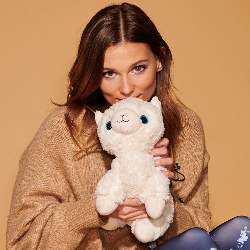Llama Plush Warmies - Soft & Cozy Microwavable Stuffed Animal for Kids & Adults | Perfect for Stress Relief, Anxiety Comfort & Warmth at Home or Travel