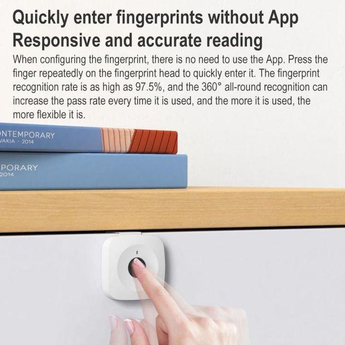 Xiaomi Yeelock Fingerprint Drawer Lock - Smart Biometric Security for Home & Office - Secure Jewelry, Documents & Valuables in Bedroom, Closet or Filing Cabinet