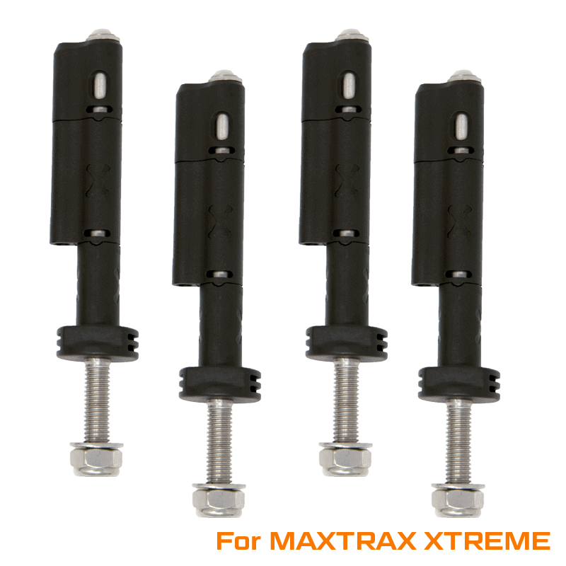 MAXTRAX XTREME Recovery Boards Mounting Pins Kit - Heavy Duty Off-Road Vehicle Accessories for Jeep, Truck & 4x4 Recovery | Perfect for Sand, Mud & Snow Terrain