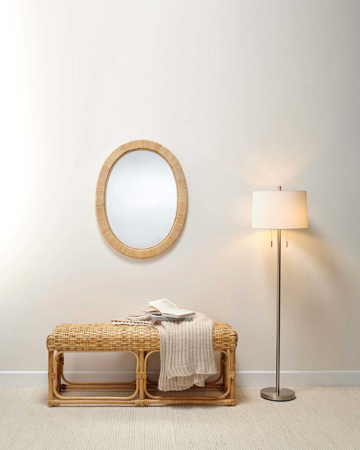 Aloha Mirror - Stylish Wall Mirror for Home Decor, Bathroom, Bedroom & Living Room - Perfect for Vanity, Dressing Room & Interior Design