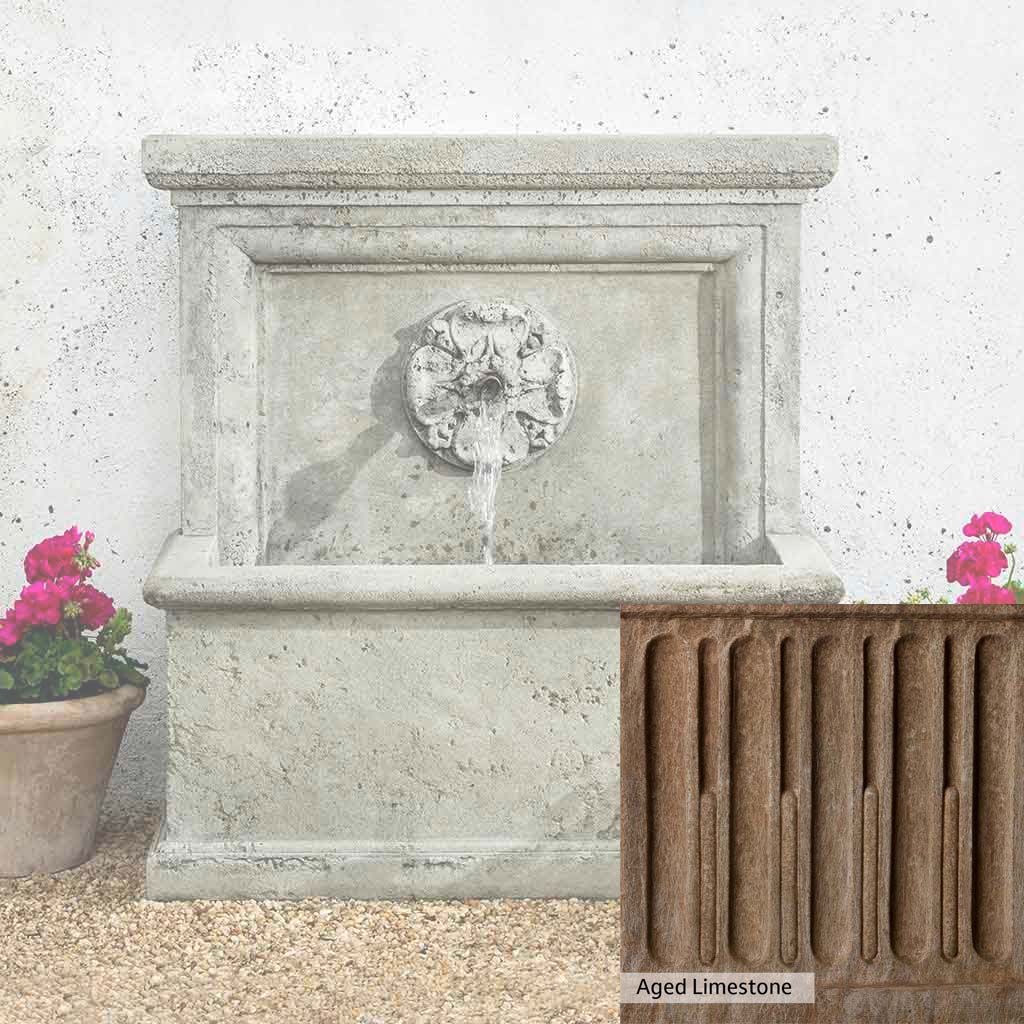 Campania International St. Aubin Outdoor Garden Fountain - Classic Tiered Water Feature for Patio, Yard, and Landscape Decor