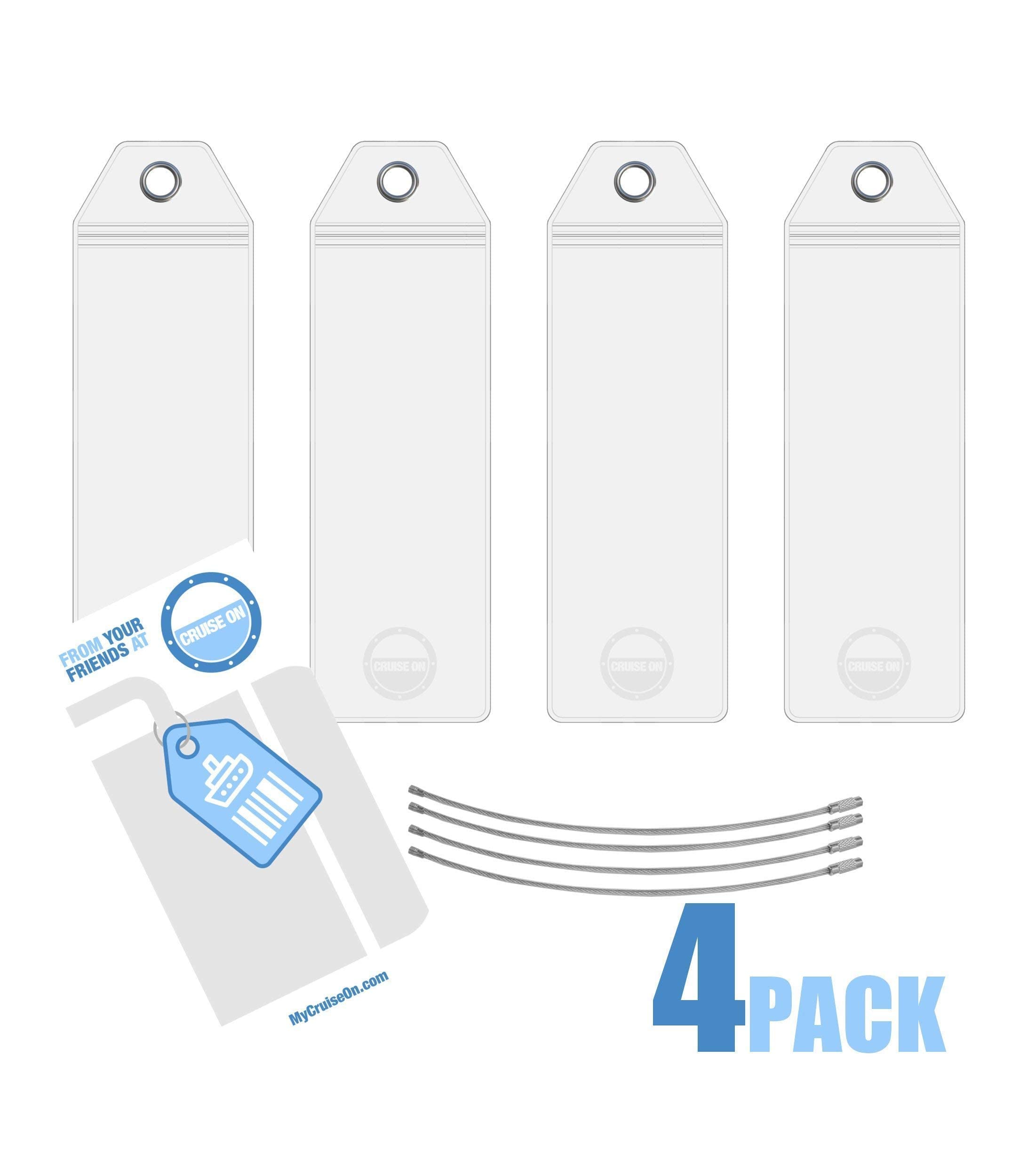Cruise Power Strip with USB Ports & Royal Caribbean Luggage Tag Holders - Waterproof Travel Essentials Kit for Cruise Vacations, Hotels & Road Trips