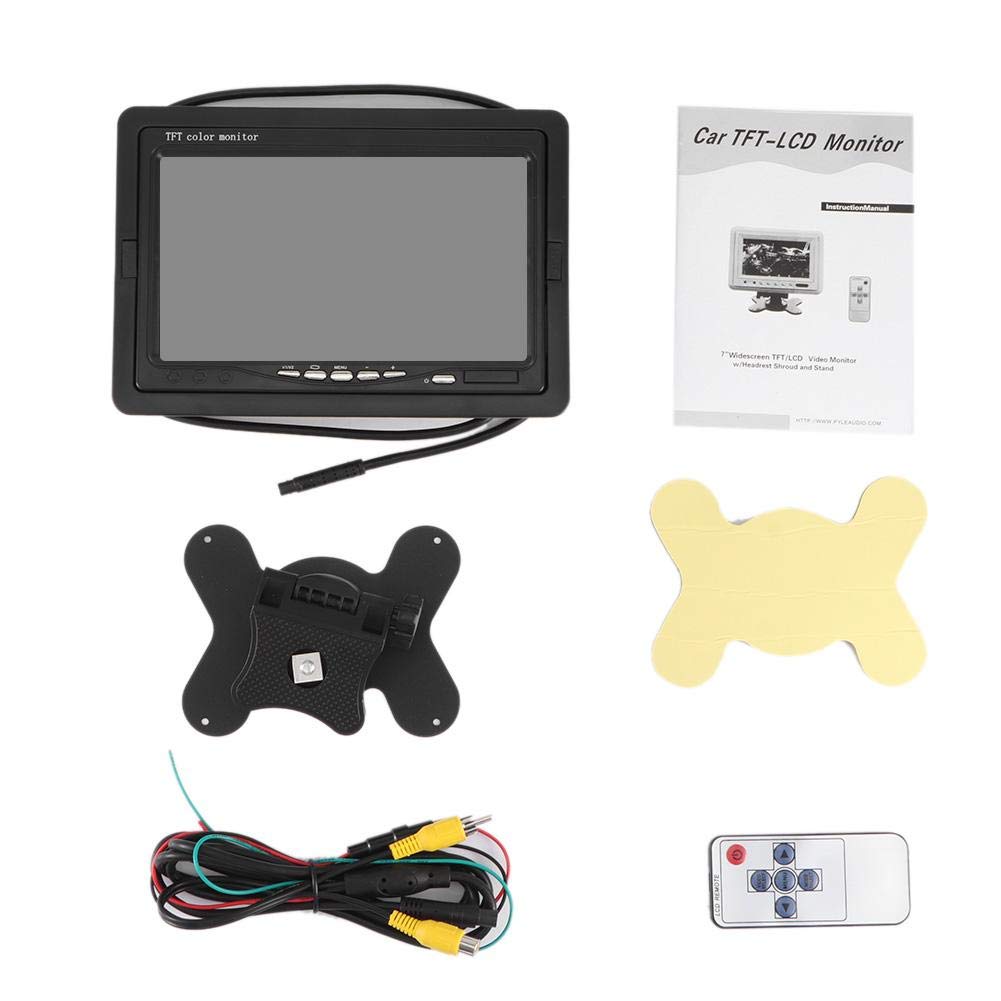 7-Inch HD Car Backup Camera Monitor with Reversing Image System - 12-24V Universal Rearview Display for Trucks & Vehicles | Parking Assistance & Night Vision Safety