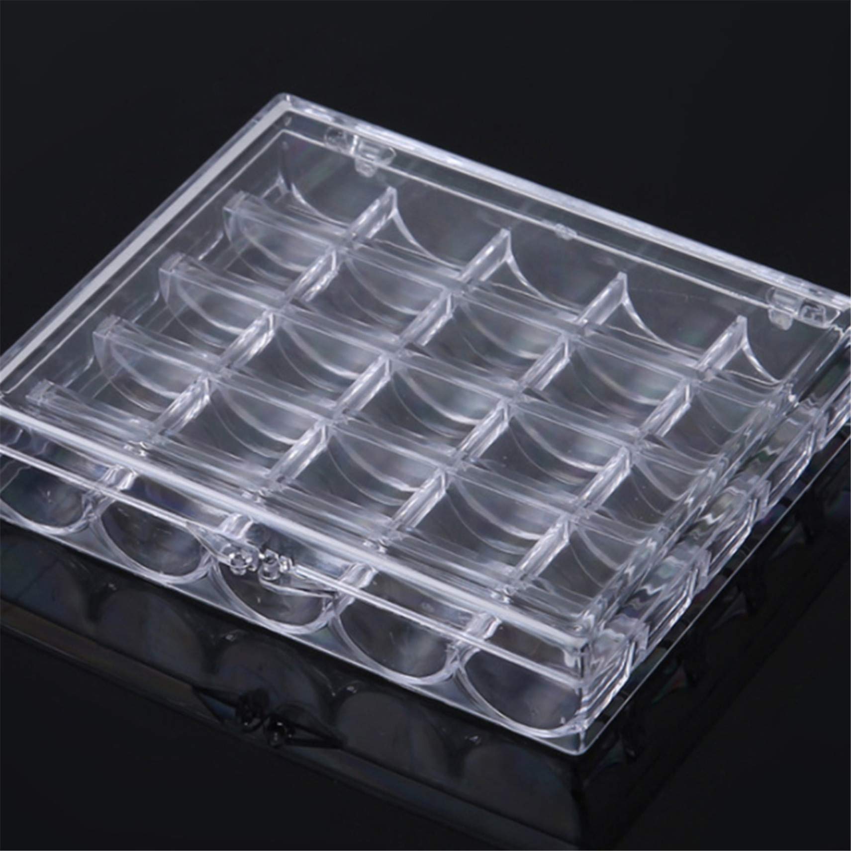25 Slots Empty Bobbins Spools Box - Plastic Storage Case for Sewing Machine & Craft Supplies | Perfect for Organizing Threads, Needles & Sewing Accessories at Home or Workshop