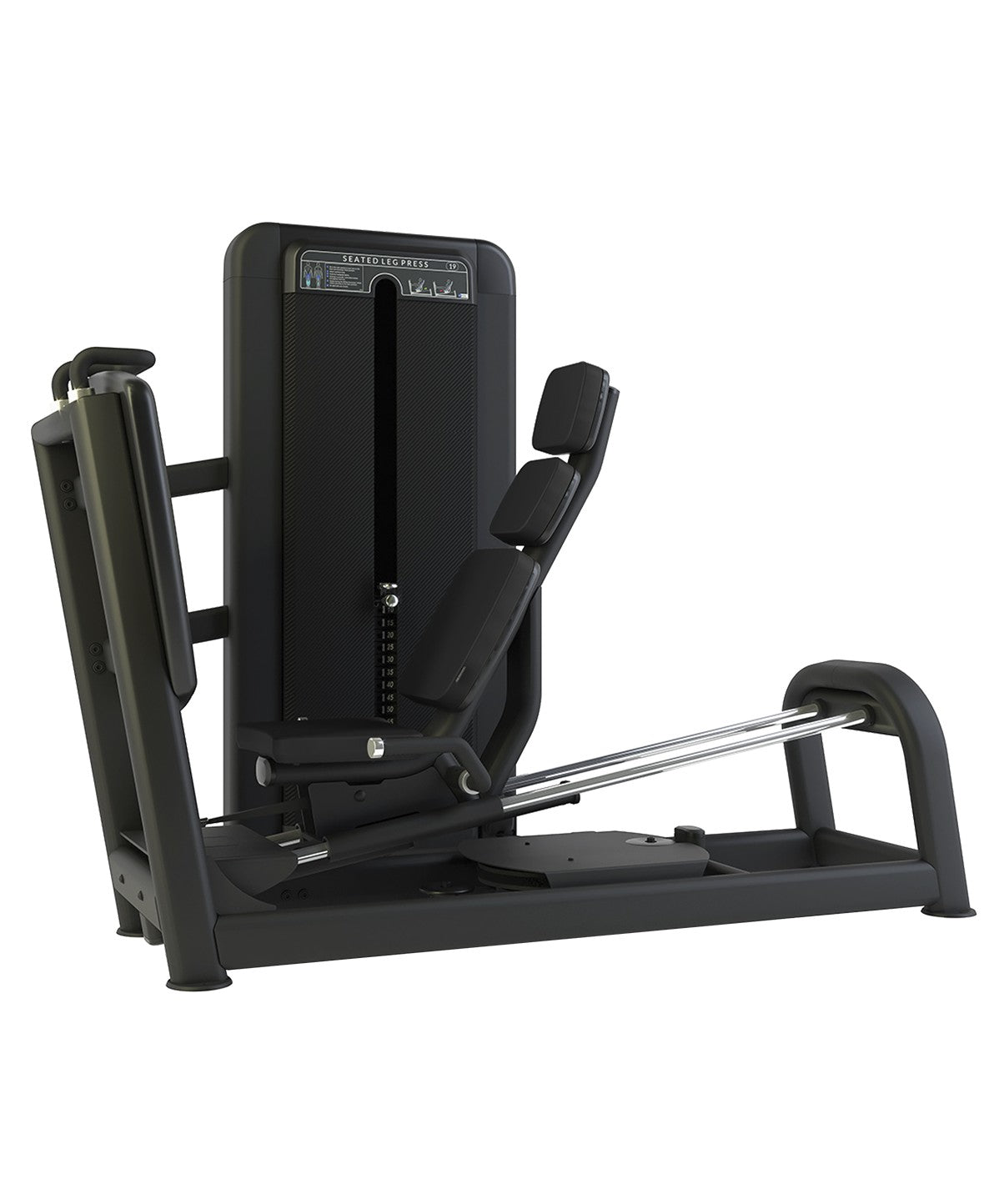 Club Line Seated Leg Press Machine with Weight Stack - Home & Commercial Gym Equipment for Leg Workouts & Strength Training