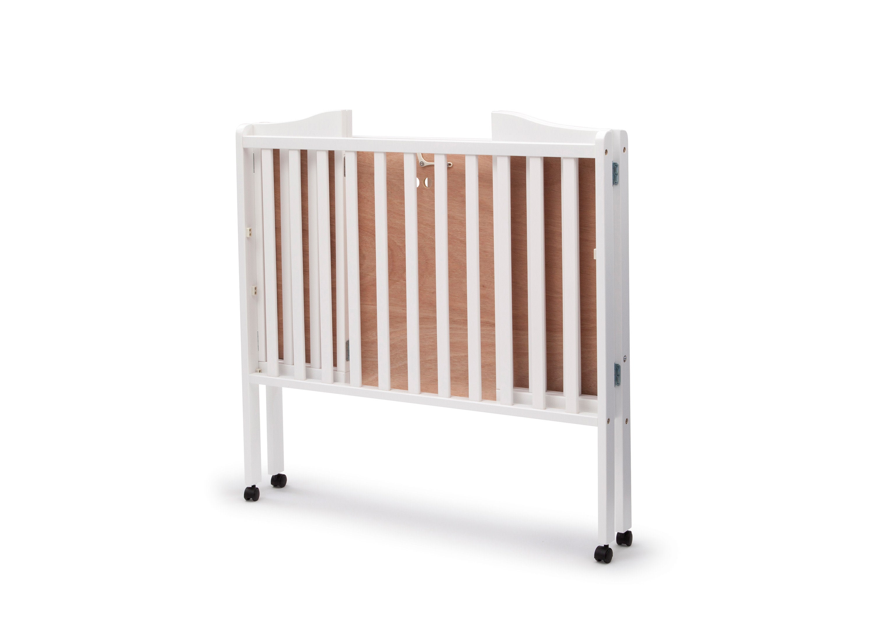 Portable Folding Mini Baby Crib with 1.5 Inch Mattress - Lightweight Travel Crib for Home, Nursery & On-The-Go