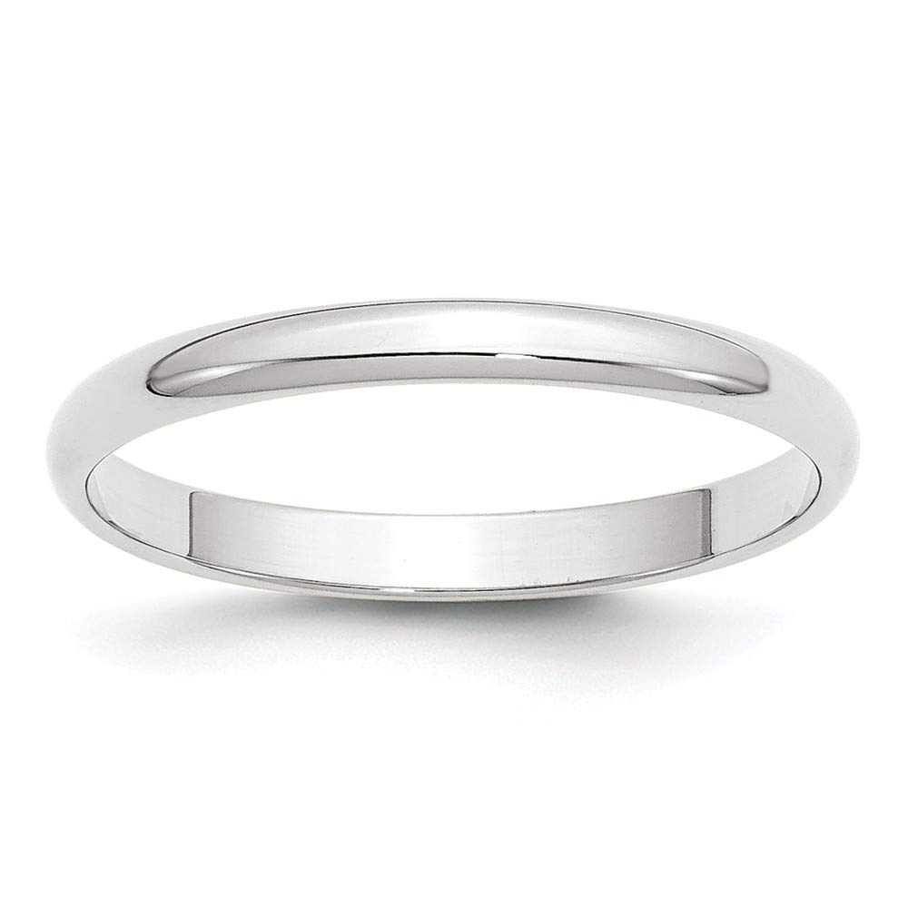 14K Gold Half Round Band Ring for Women - White Gold, Yellow Gold, Rose Gold - Available in Sizes 2.5mm to 8mm - Perfect for Weddings, Anniversaries, and Everyday Elegance