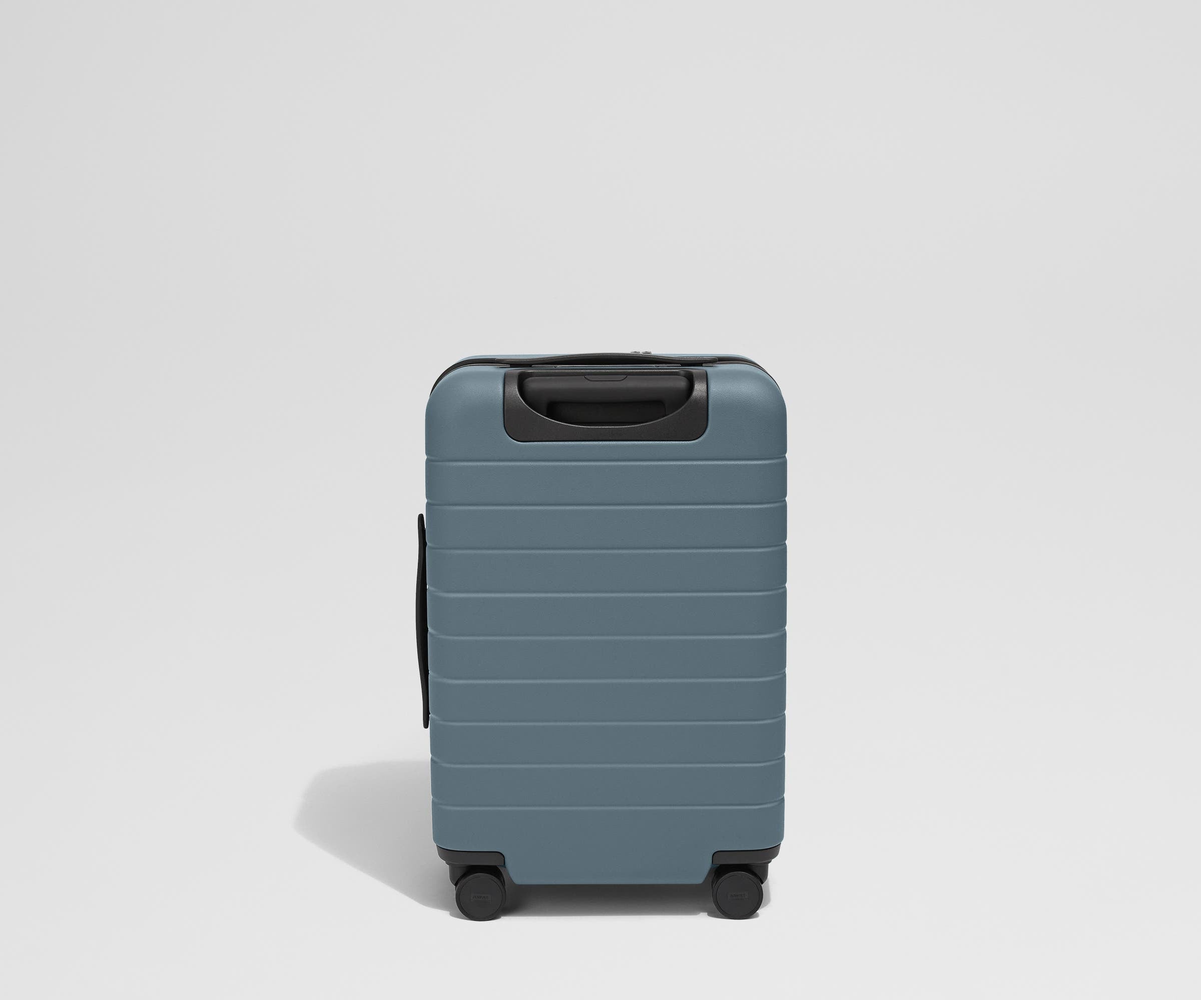 Premium The Executive Carry On Luggage in Coast Blue - Lightweight Expandable Suitcase for Business Travel & Weekend Getaways