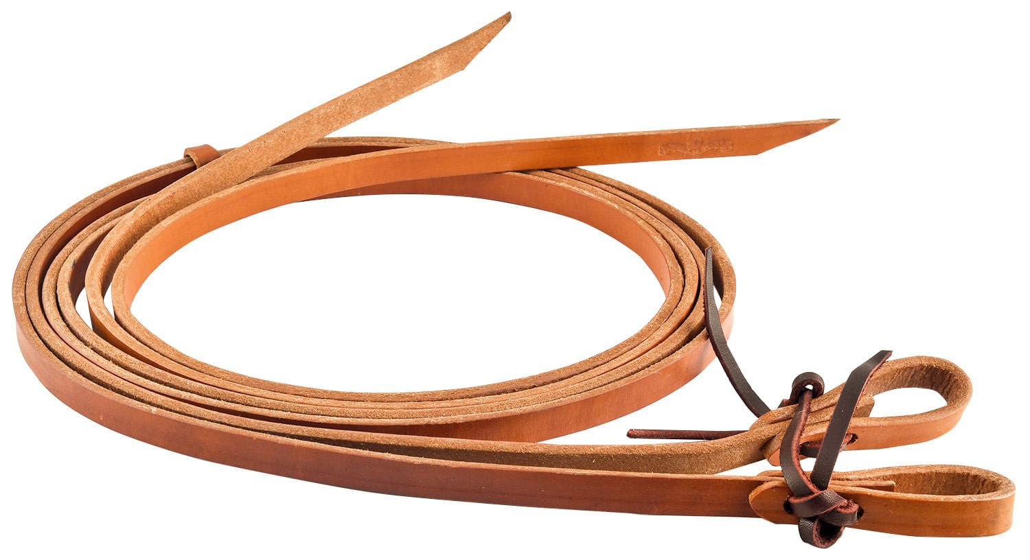 Premium Circle Y Leather Split Reins for Western Horse Riding - Durable Braided Reins for Training, Trail Riding & Ranch Work