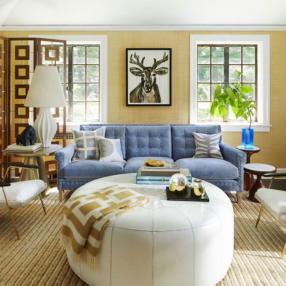 Jonathan Adler Medium Globo Box in Gold - Stylish Decorative Storage for Home & Office Organization