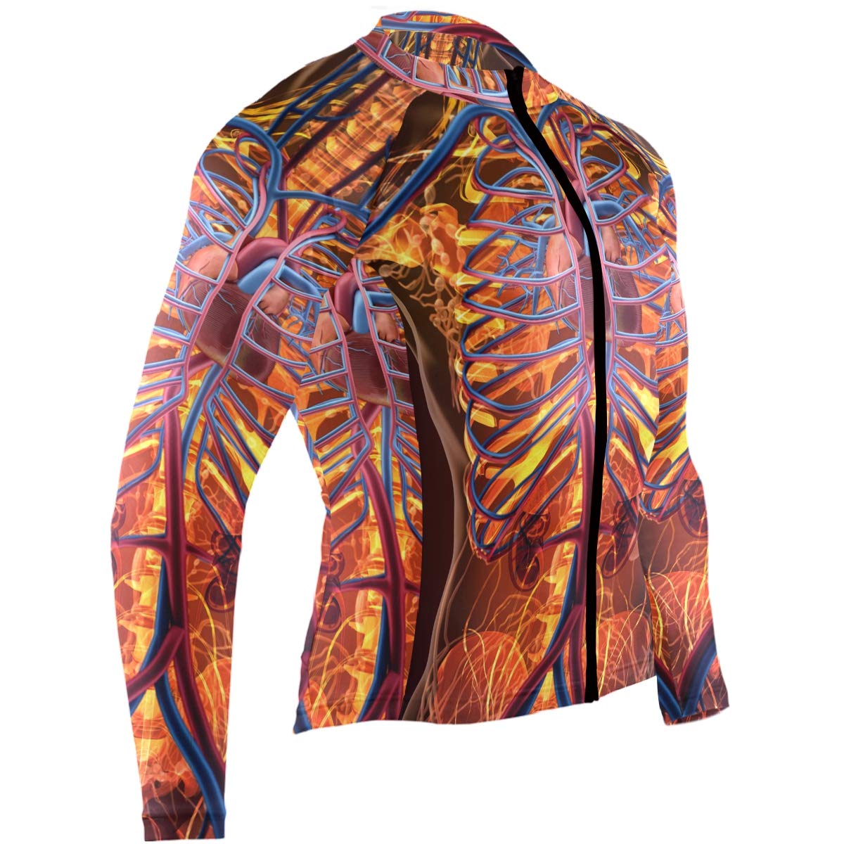 Men's Long Sleeve Cycling Jersey - Breathable Bike Shirt for Road & Mountain Biking - Perfect for Training, Commuting & Outdoor Sports