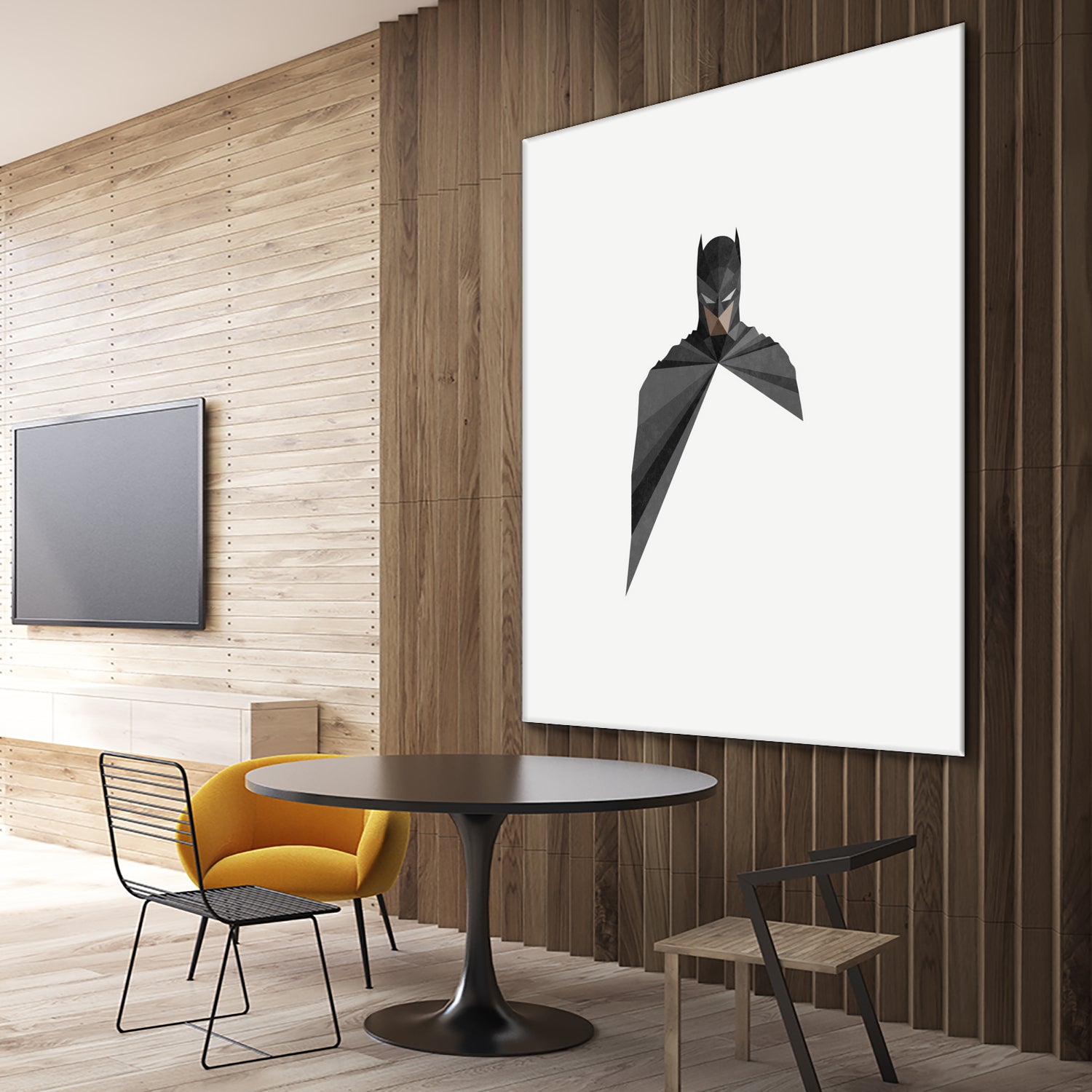 Dark As Knight 1 - Premium Black Matte Finish [Perfect for Home Decor, Gifts & Collectibles]