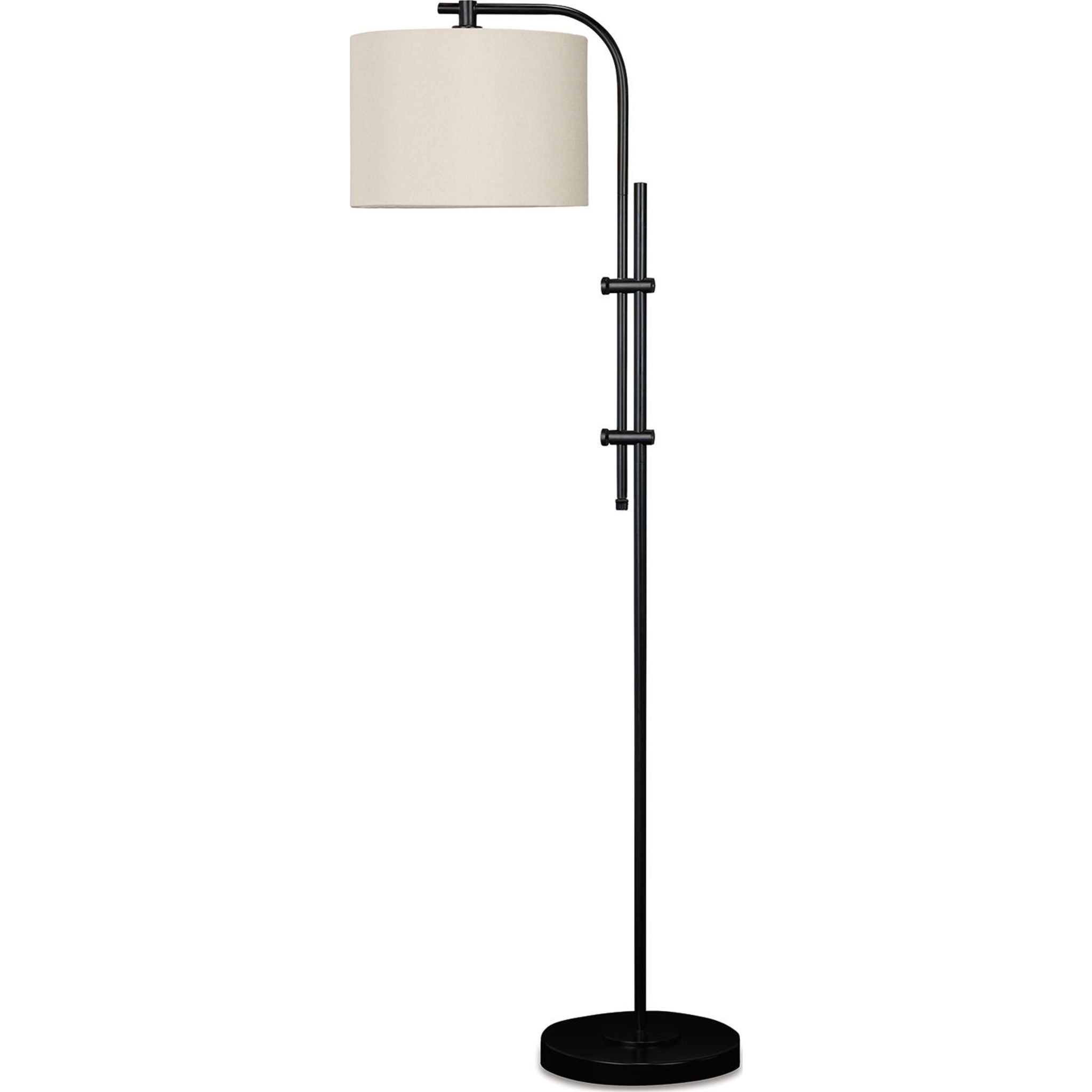 Baronvale Modern Floor Lamp with Adjustable Height - 60 Inch Tall Standing Light for Living Room, Bedroom, and Office - Energy Efficient LED Lighting for Home Decor
