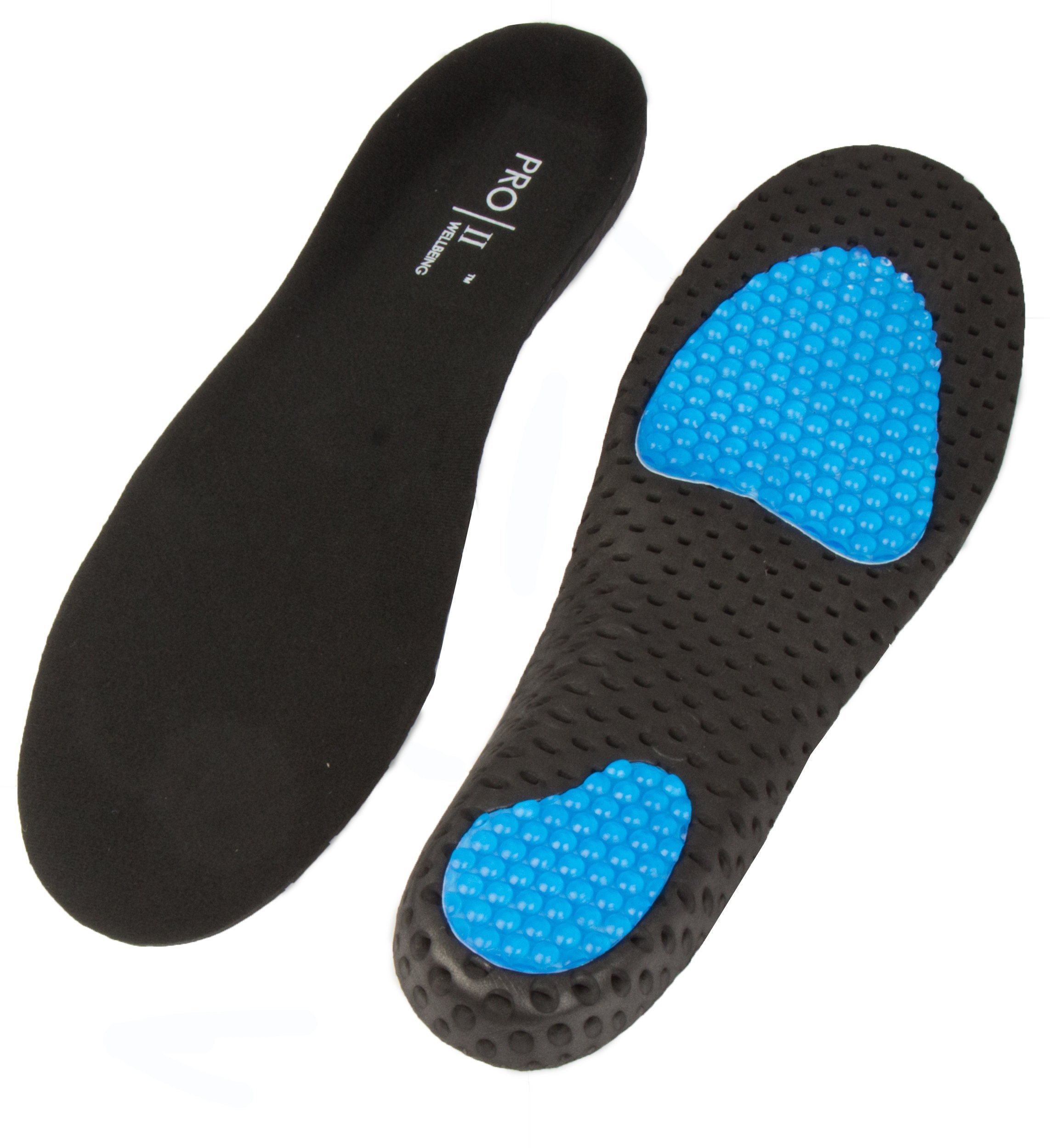 Lightweight AIR Gel Orthotic Insoles for Plantar Fasciitis Relief - Breathable & Comfortable Arch Support Insoles for Men & Women (UK 11/13) - Perfect for Running, Walking & All-Day Comfort