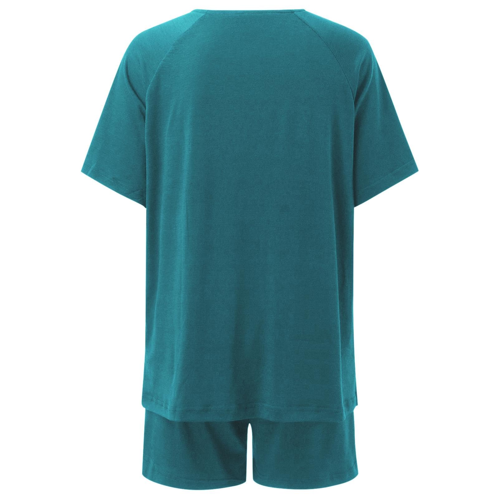 LCMTWX Women's Oversized Gym Shirts & Flared Leggings 2-Piece Set - 65% Polyester 35% Cotton Workout Outfit for Yoga, Running & Boxing | Sexy Comfortable Athletic Wear for Women in Green