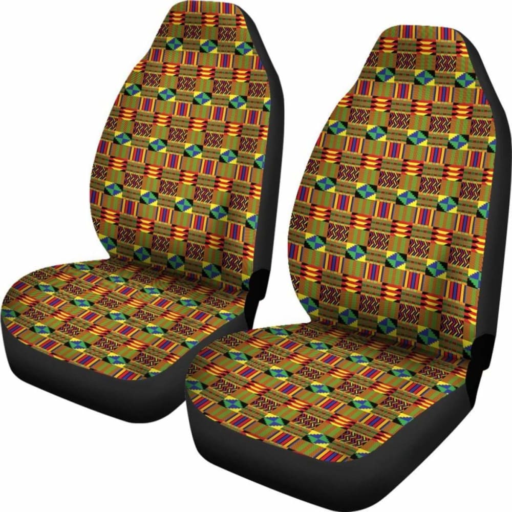 Stylish African Print Car Seat Covers - Premium Universal Fit for Cars, SUVs & Trucks - Perfect for Home, Office & Travel Use