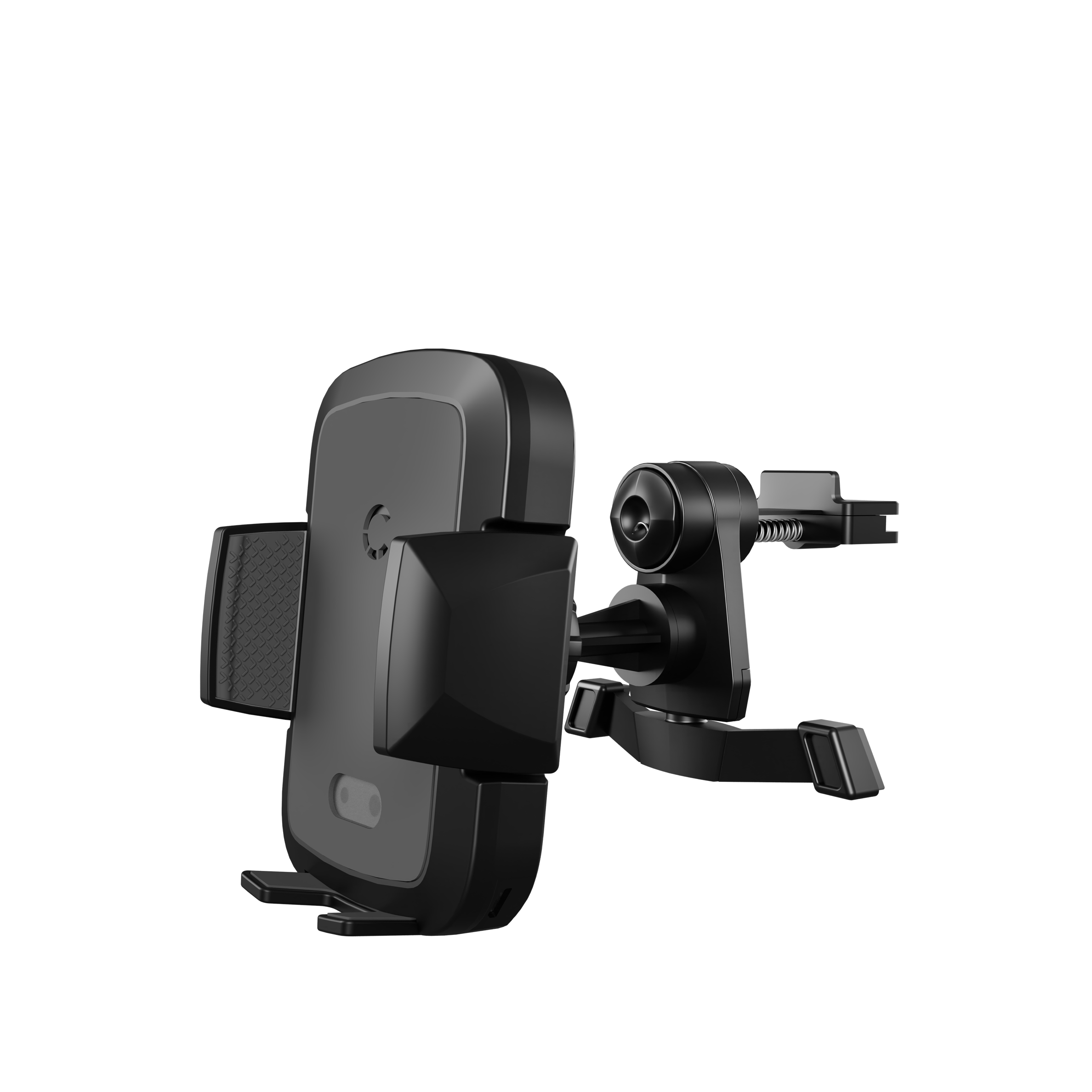 10W Fast Wireless Car Phone Charger with Auto-Clamping Vent Mount - Perfect for iPhone & Android Phones While Driving