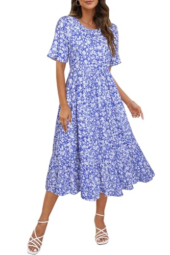Royal Blue White Floral-z01