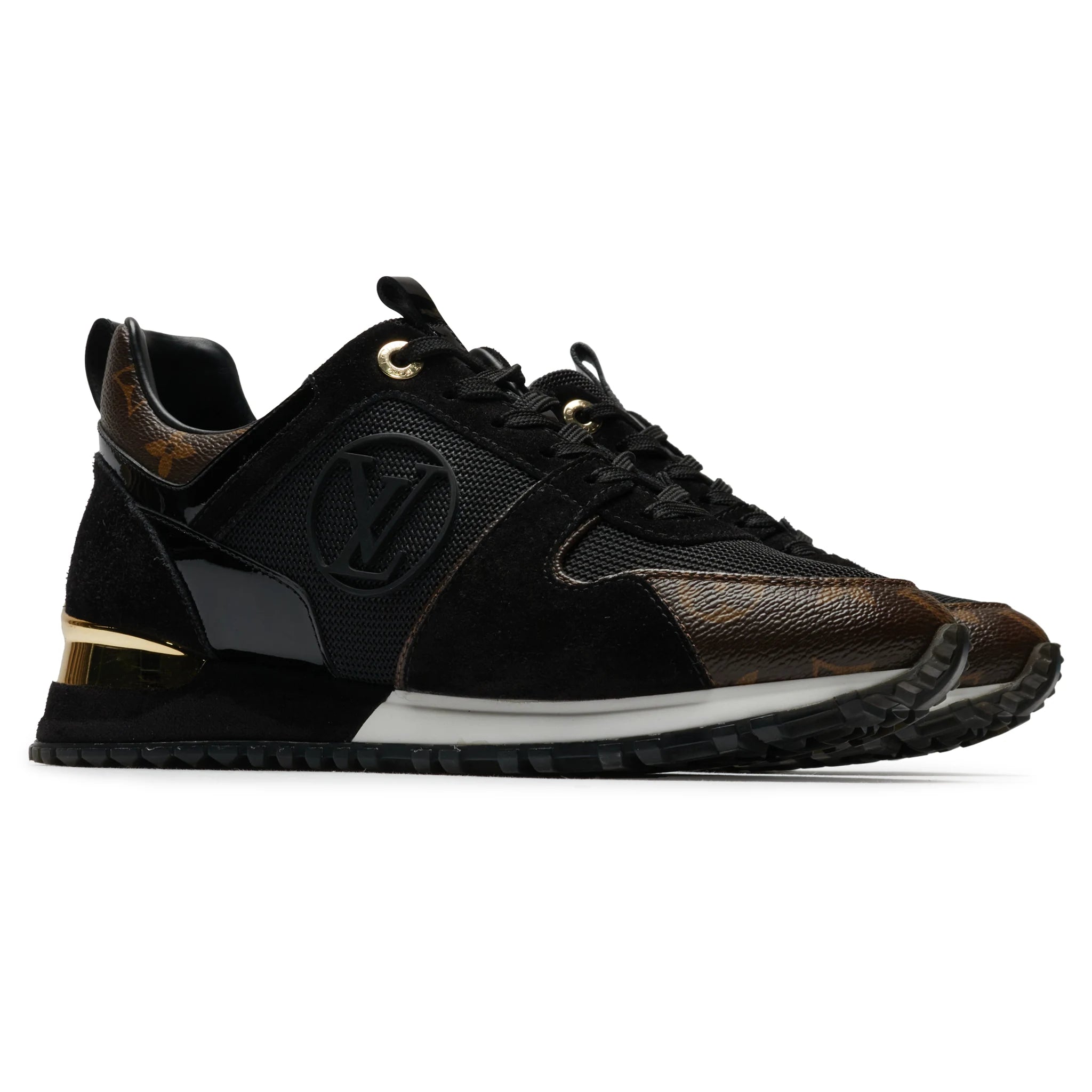 Authentic Pre-Owned Louis Vuitton LV Run Away Black Sneakers - Luxury Designer Shoes for Men, Streetwear Fashion & Casual Wear