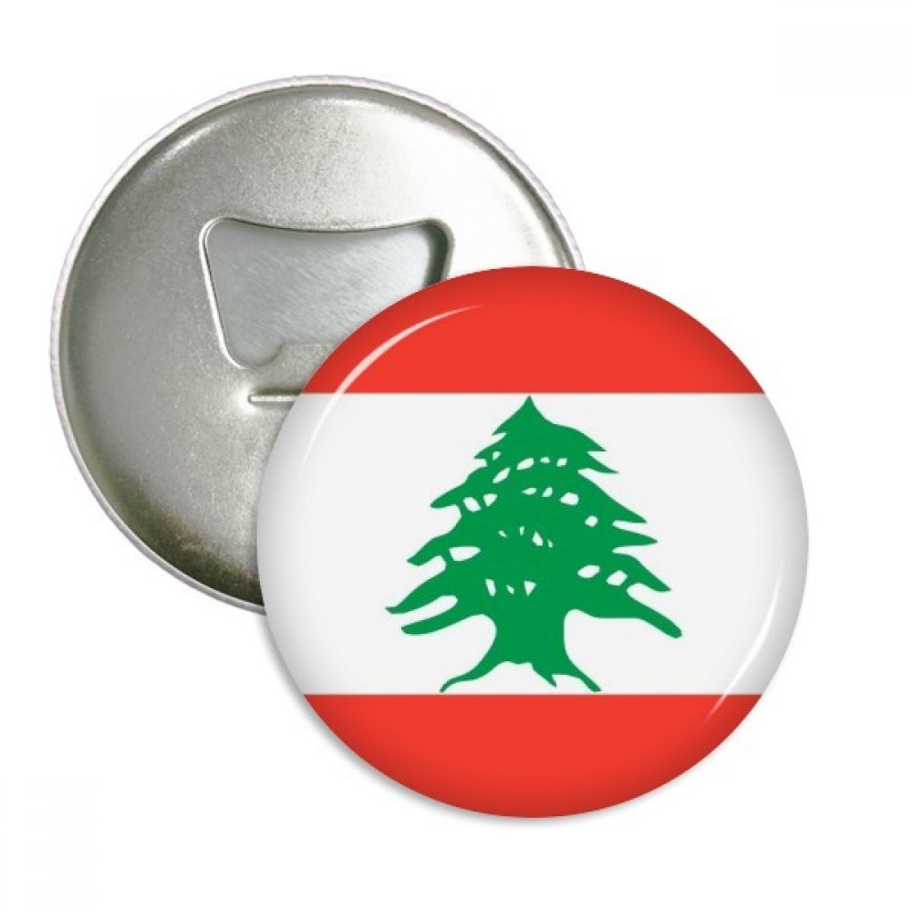 Lebanon National Flag Bottle Opener & Fridge Magnet - Patriotic Asian Country Souvenir, Multi-Functional Badge for Beer Bottles, Home Decor & Travel Gifts