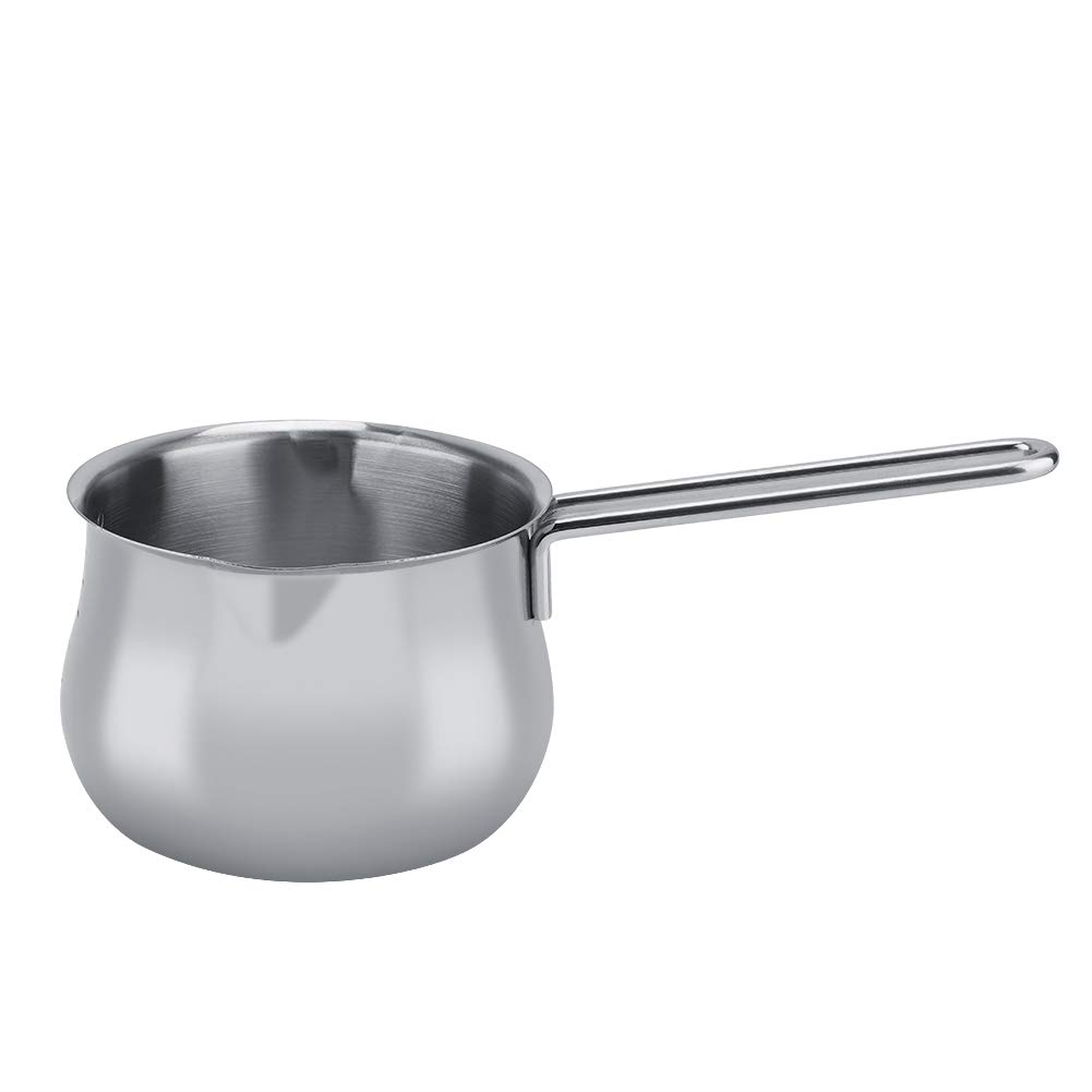 Premium Stainless Steel Milk Pot - Butter Chocolate Melting Pot for Baking, Cheese Fondue & Candy Making | Perfect for Home Kitchen, Dessert Prep & DIY Treats