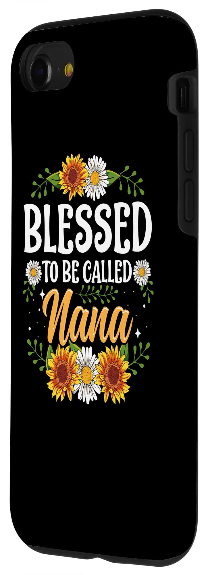 Blessed To Be Called Nana iPhone SE (2020)/7/8 Phone Case - Sunflower Design Protective Cover for Women - Perfect Gift for Grandmothers & Nana Lovers (Home, Office, Travel Use)