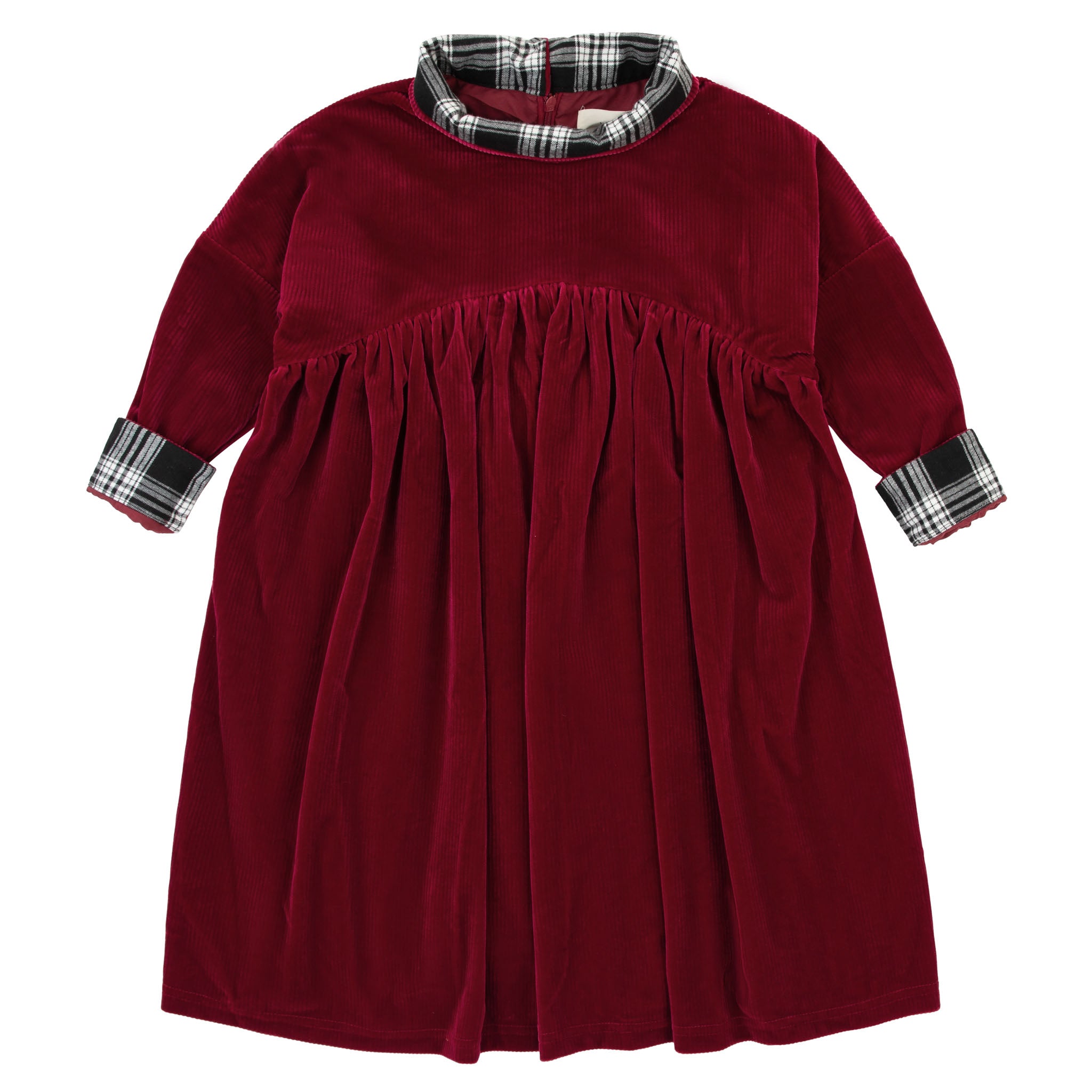Red Velvet Mini Nod Turtleneck Midi Dress for Women - Elegant Winter Party & Holiday Outfit